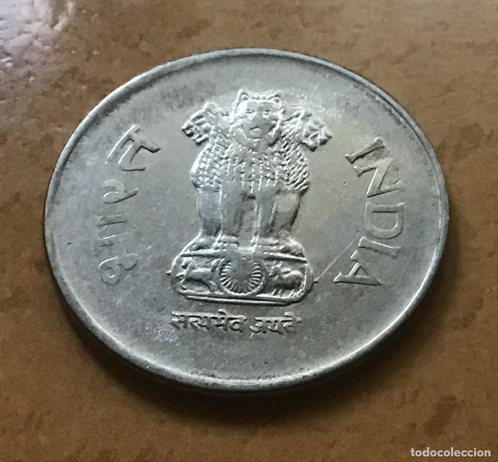 Monedas antiguas de Asia: 1 rupia de India. A&ntilde;o 2003 - Foto 2