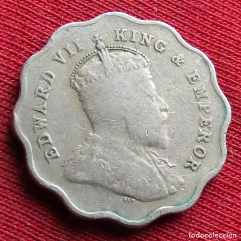 Monedas antiguas de Asia: India 1 anna 1907 ,, - Foto 2