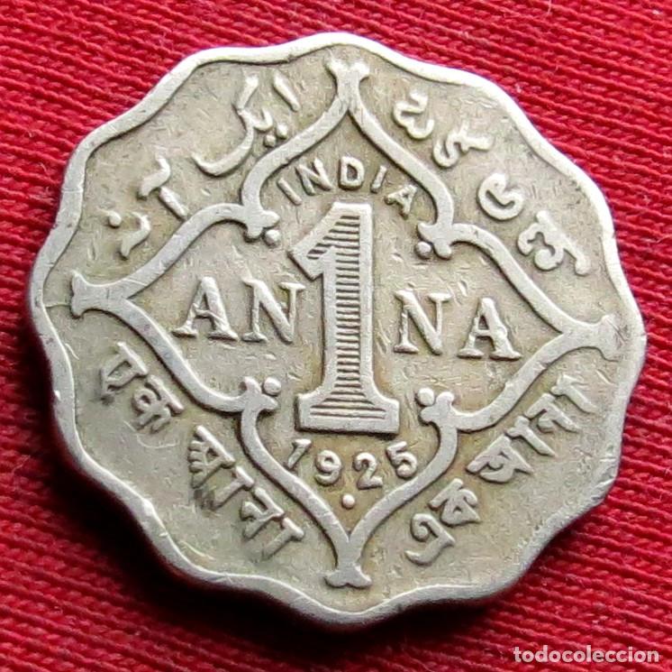 Monedas antiguas de Asia: India 1 anna 1925 ,, - Foto 1
