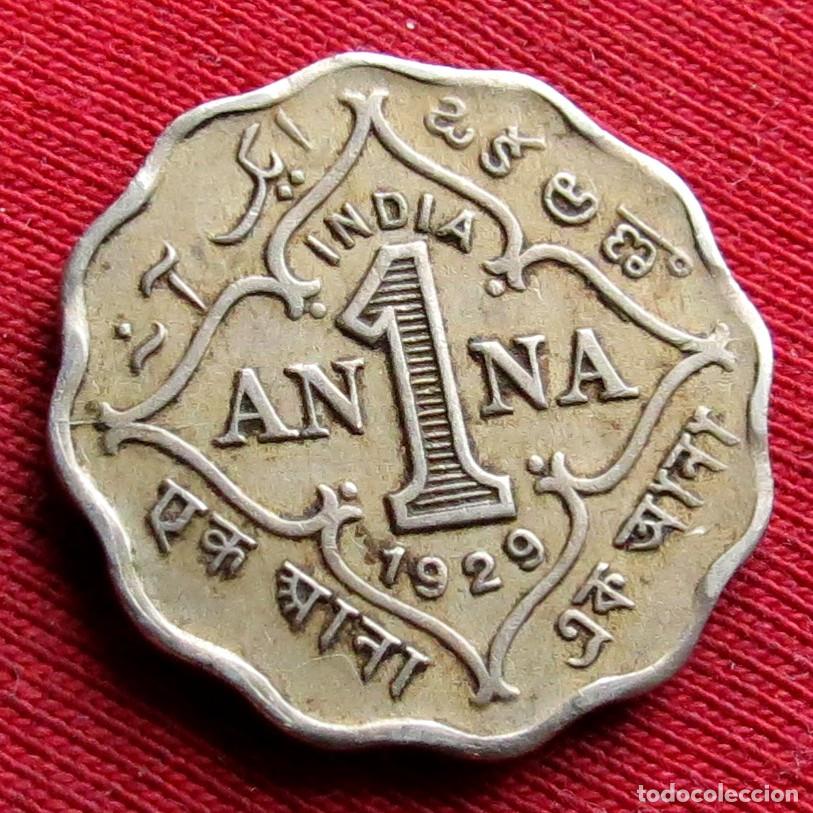 Monedas antiguas de Asia: India 1 anna 1929 ,, - Foto 1