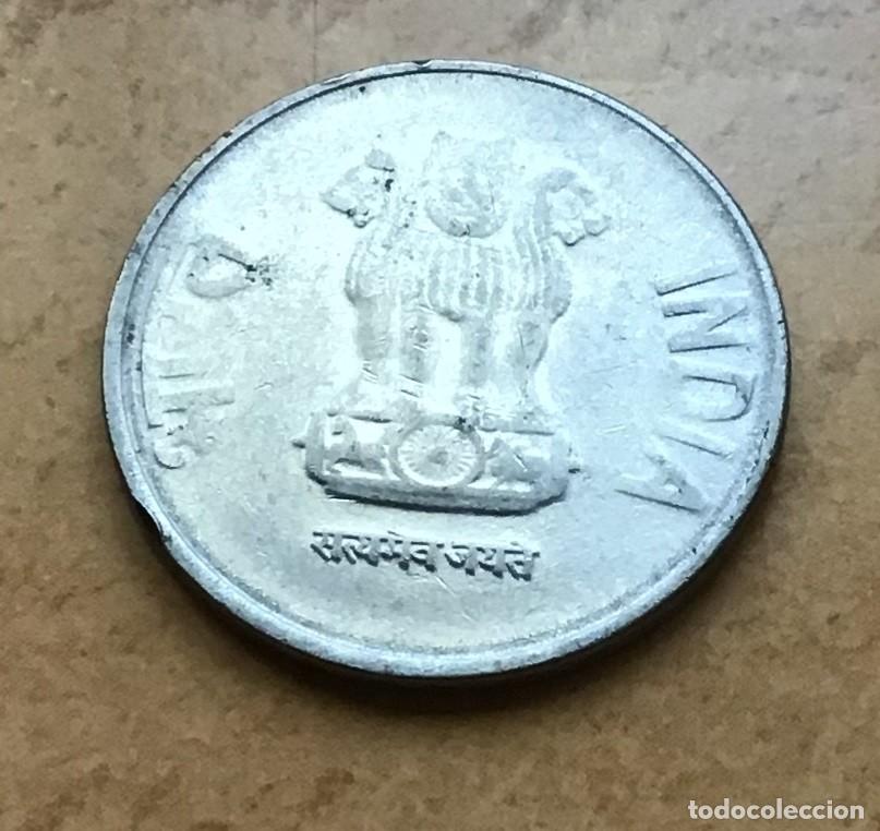 Monedas antiguas de Asia: 1 rupia de India. A&ntilde;o 2012 - Foto 2