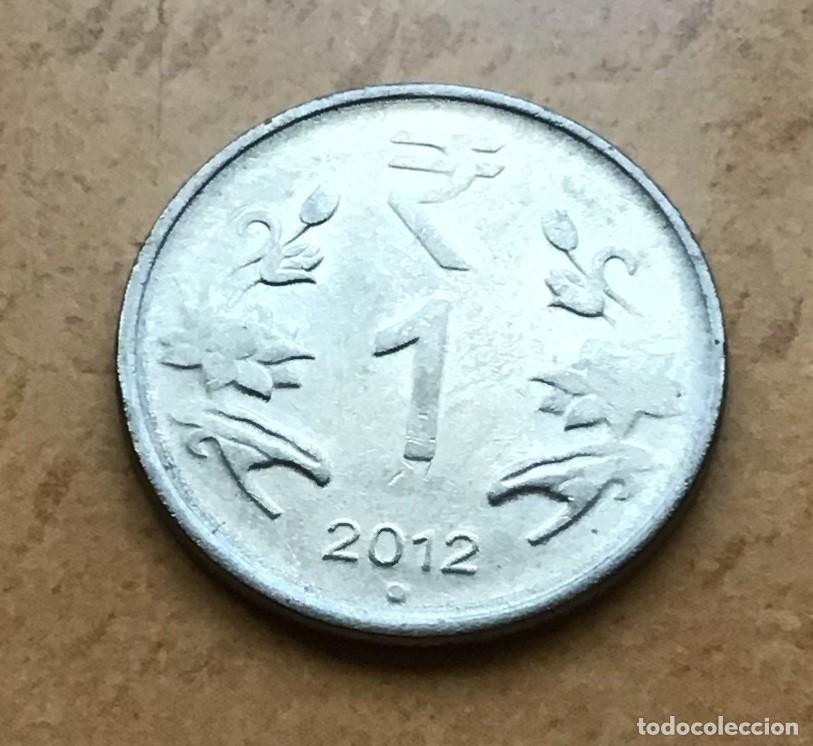 Monedas antiguas de Asia: 1 rupia de India. A&ntilde;o 2012 - Foto 1