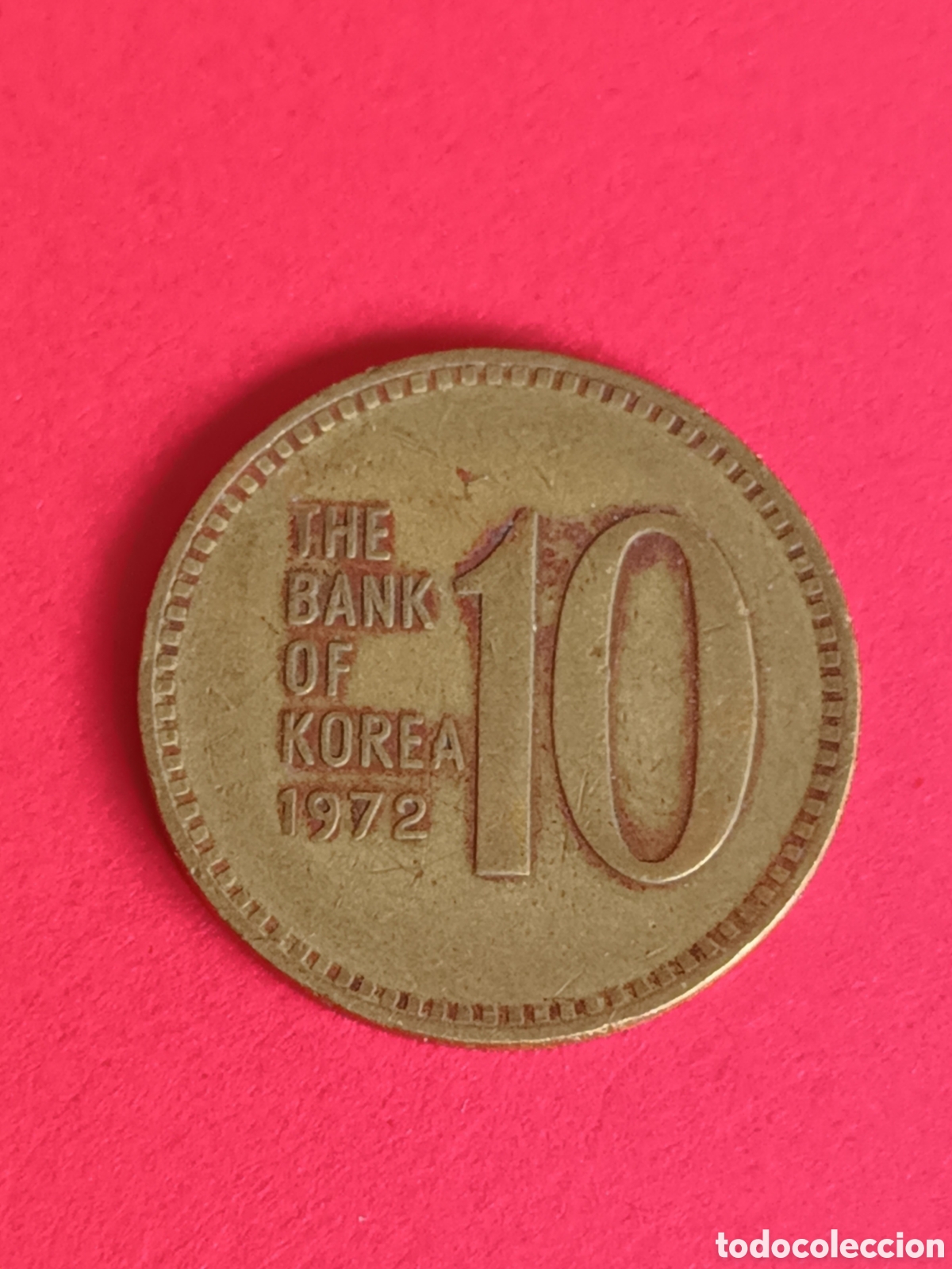 Monedas antiguas de Asia: COREA. 10 CENT. DE 1972. - Foto 2
