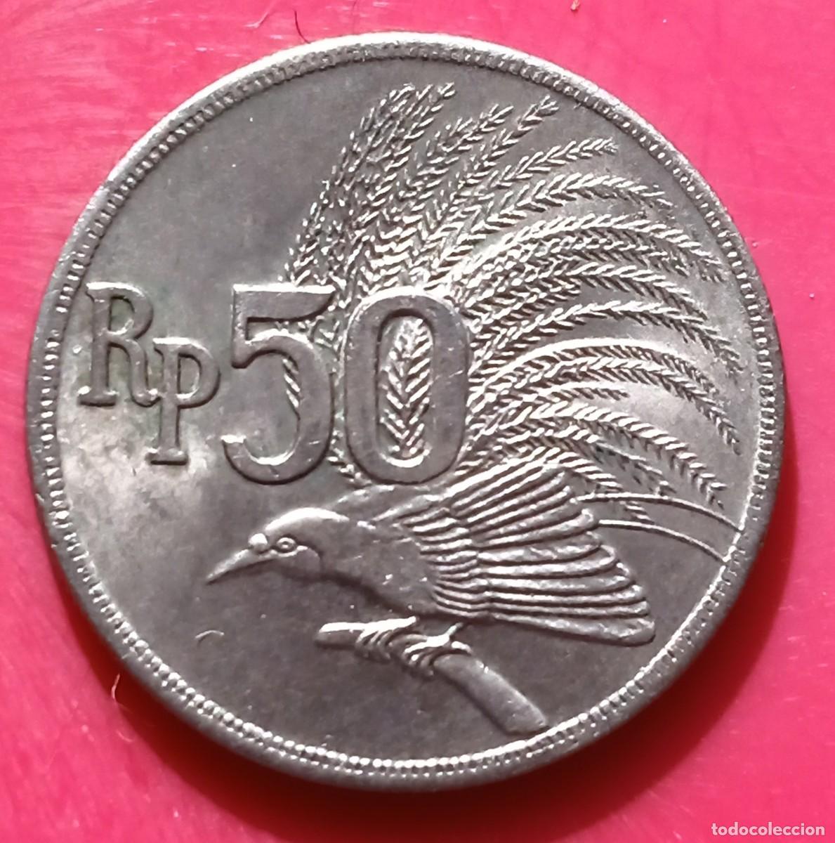 Monedas antiguas de Asia: INDONESIA - 50 RUPIAH 1971 BC - Foto 1