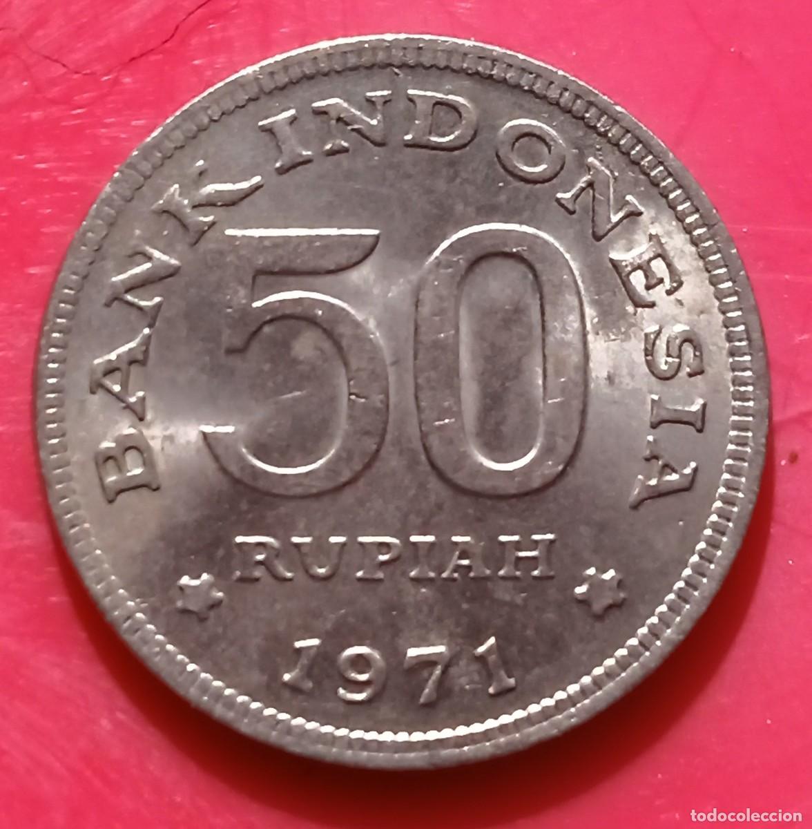 Monedas antiguas de Asia: INDONESIA - 50 RUPIAH 1971 BC - Foto 2