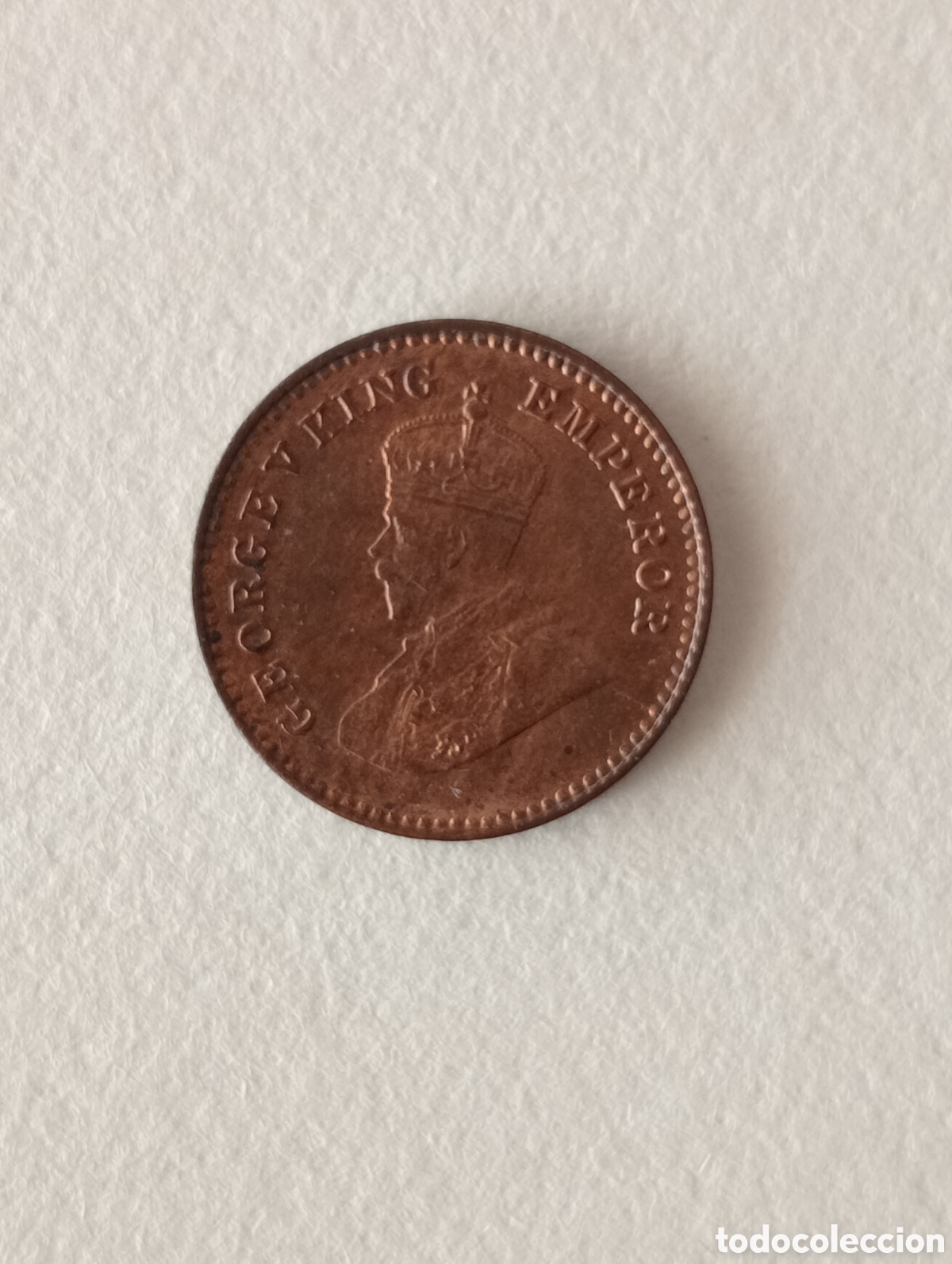 Monnaies anciennes d'Asie: INDIA-INGLESA 1/12 ANNA 1934 S/C