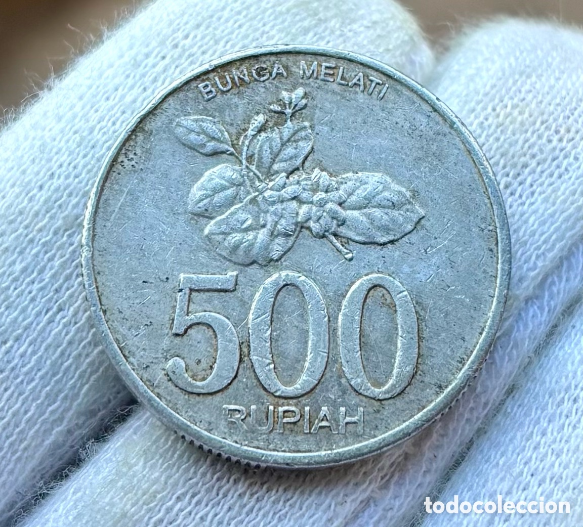 Monedas antiguas de Asia: Moneda INDONESIA 500 Rupiah 2003 - Foto 2