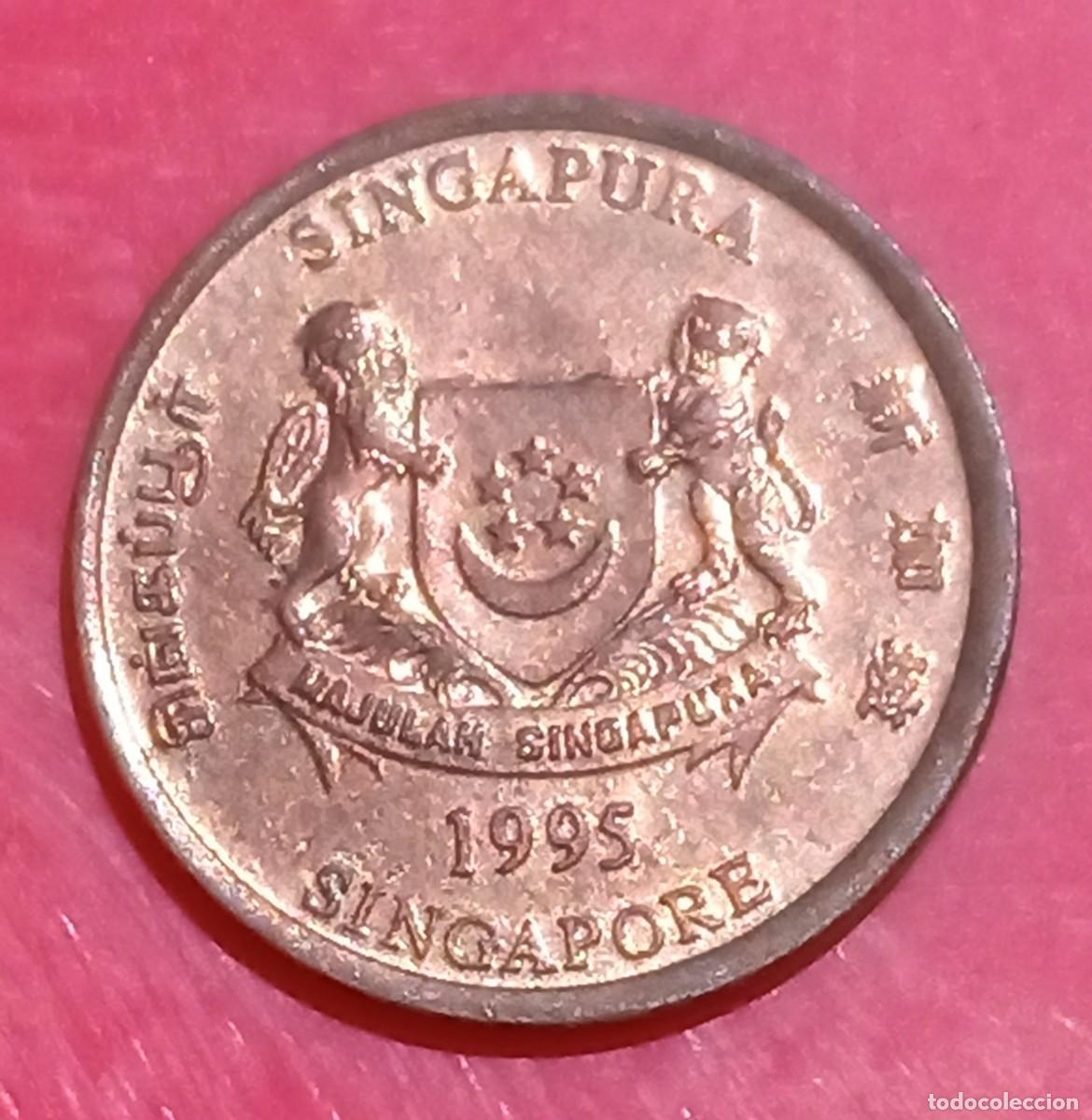 Monedas antiguas de Asia: SINGAPUR - SINGAPURE - 1 CENT 1995 - MBC- - Foto 1
