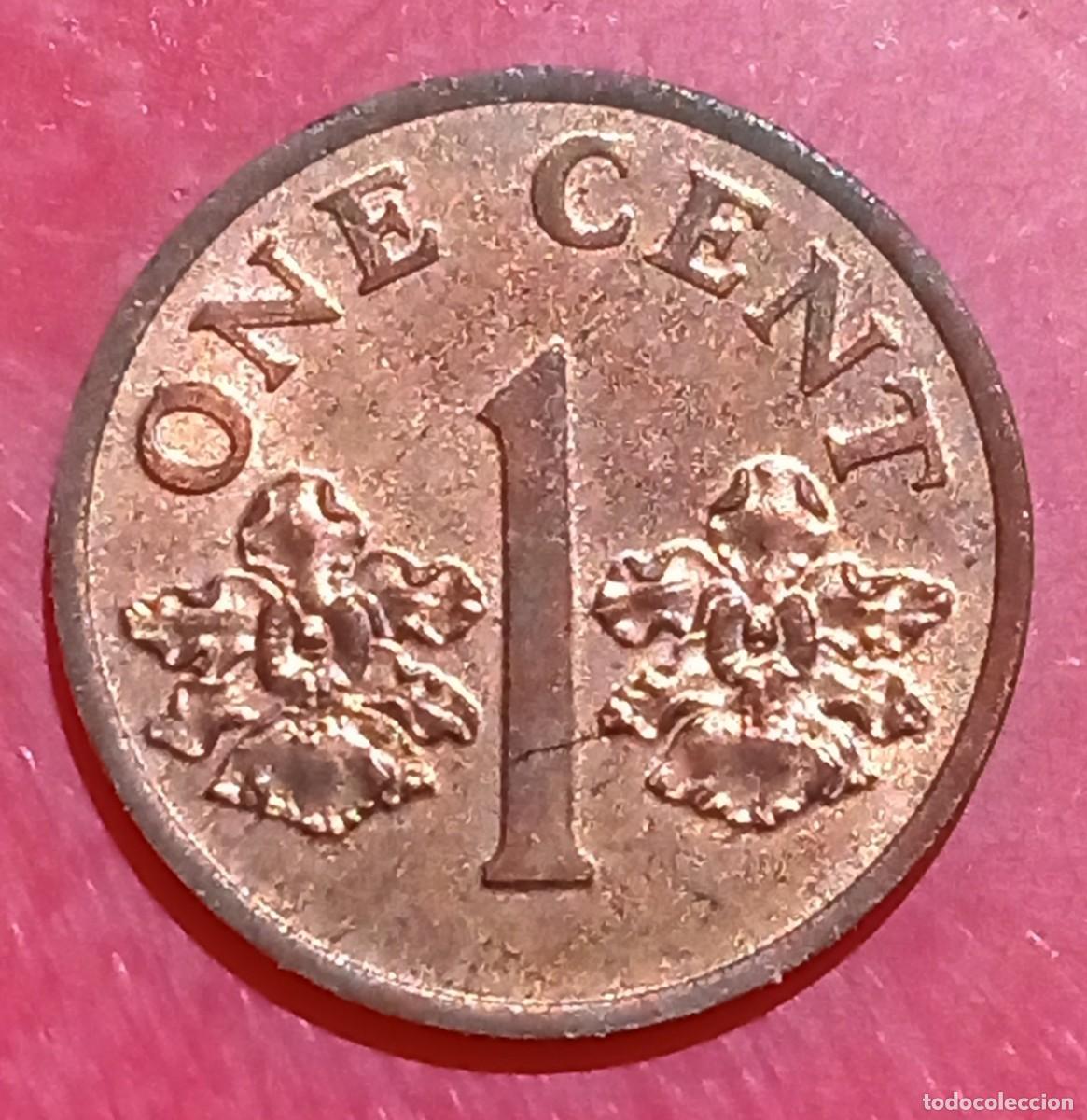 Monedas antiguas de Asia: SINGAPUR - SINGAPURE - 1 CENT 1995 - MBC- - Foto 2
