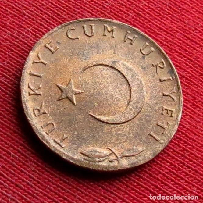 Monedas antiguas de Asia: TURQU&Iacute;A 5 kurus 1968 - Foto 2