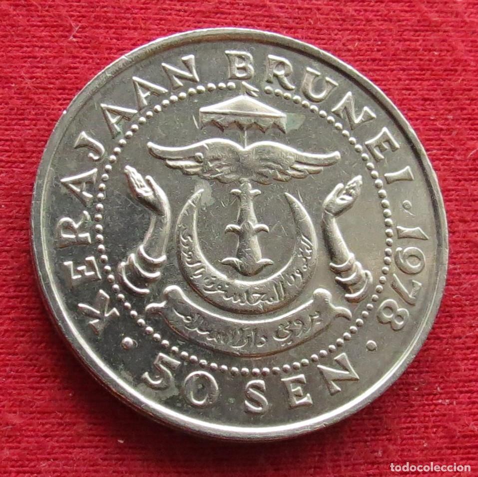 Monedas antiguas de Asia: Brunei 50 sen 1978 , - Foto 1