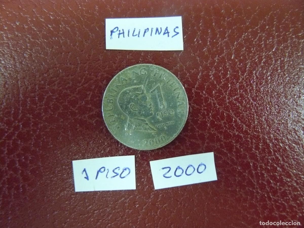 Monedas antiguas de Asia: Moneda de Filipinas 1 Piso 2000 - Foto 2