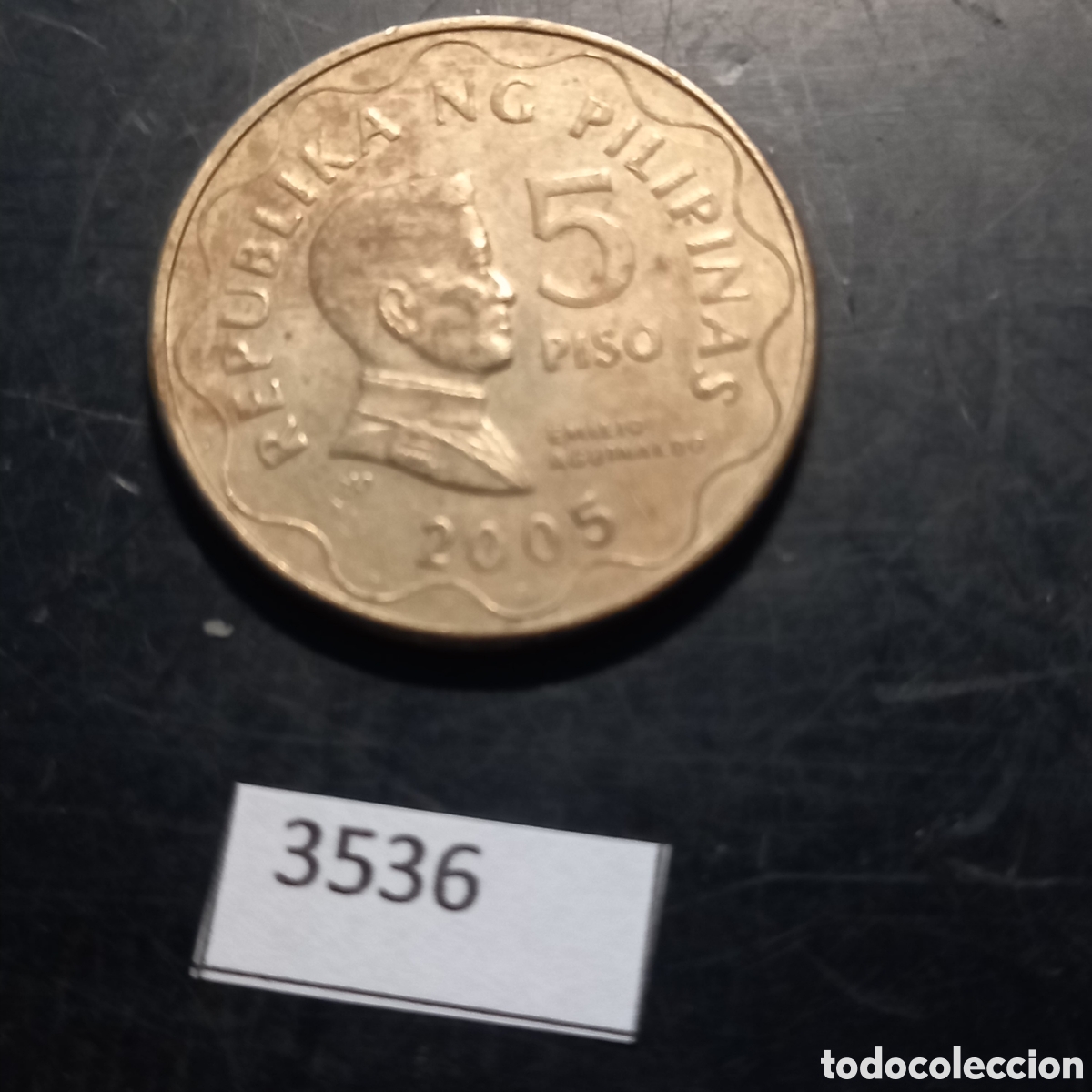 Monedas antiguas de Asia: Filipinas 5 piso 2005 - Foto 1