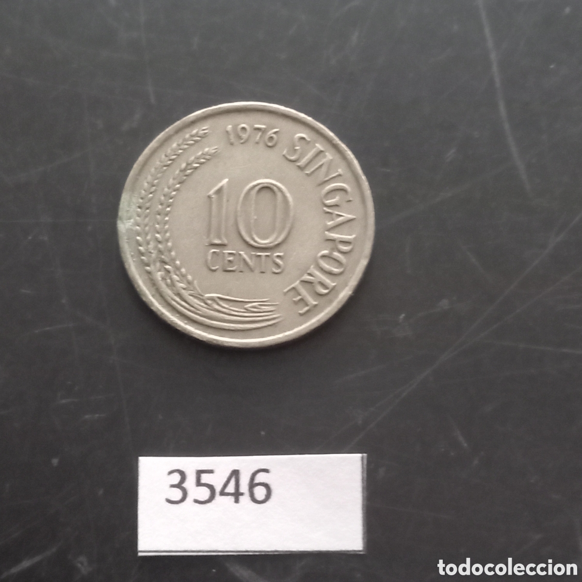 Monedas antiguas de Asia: Singapur 10 centavos 1976 - Foto 2