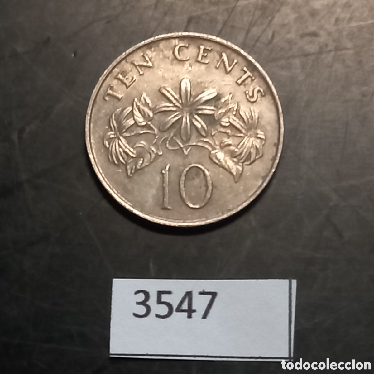 Monedas antiguas de Asia: Singapur 10 centavos 1986 - Foto 2