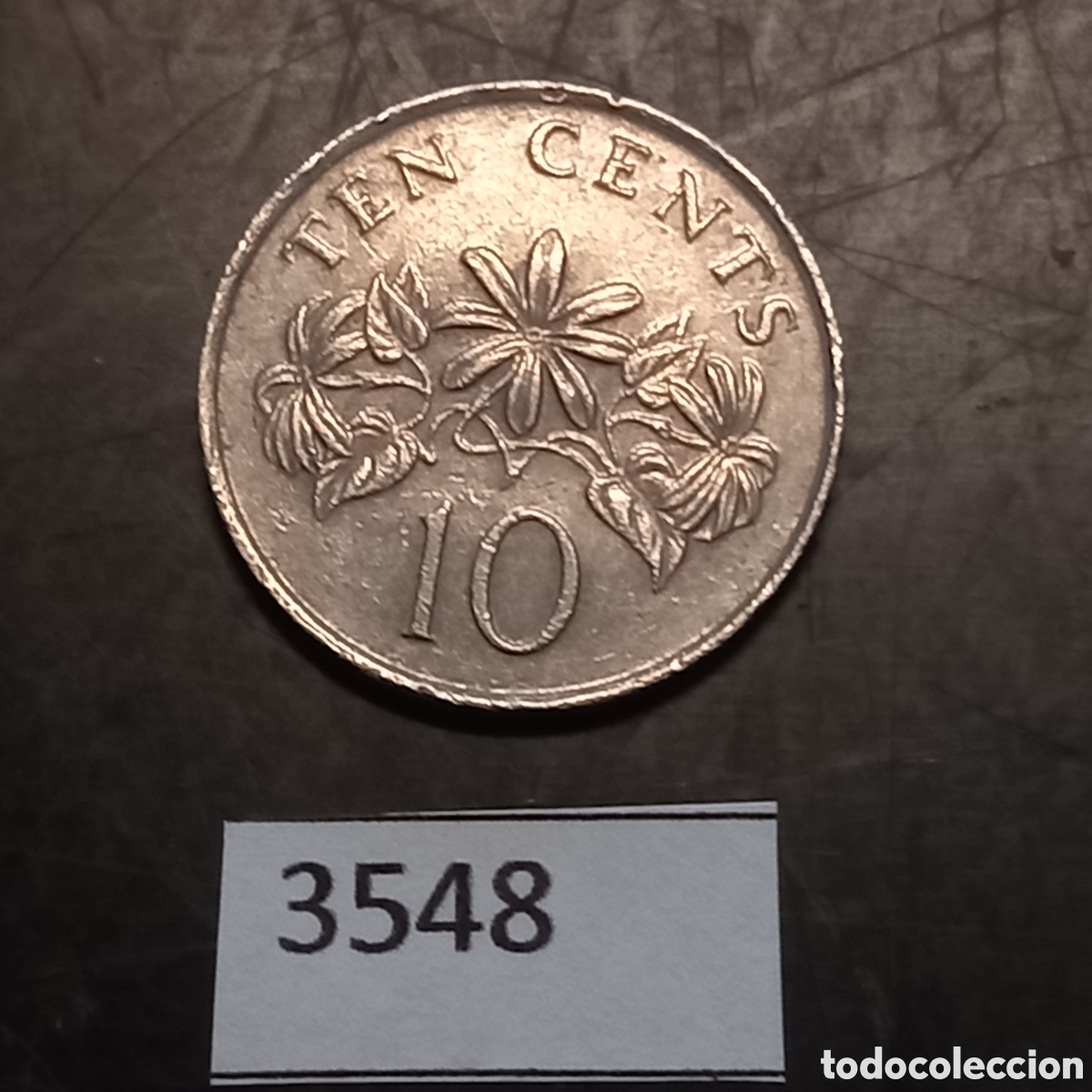 Monedas antiguas de Asia: Singapur 10 centavos 1986 - Foto 2