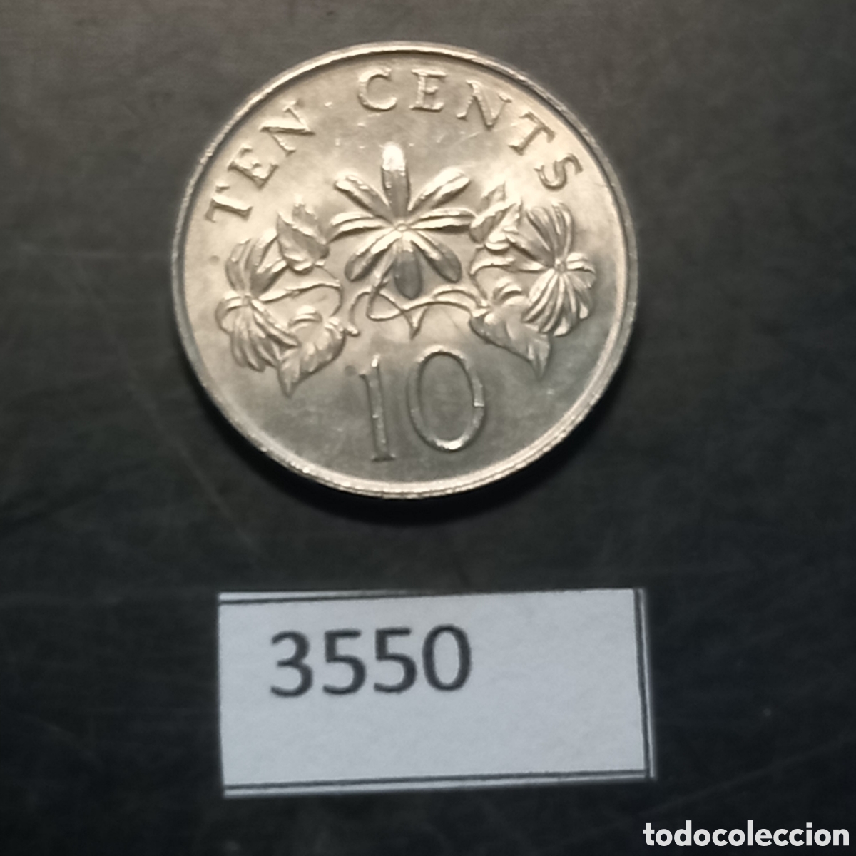 Monedas antiguas de Asia: Singapur 10 centavos 1987 - Foto 2