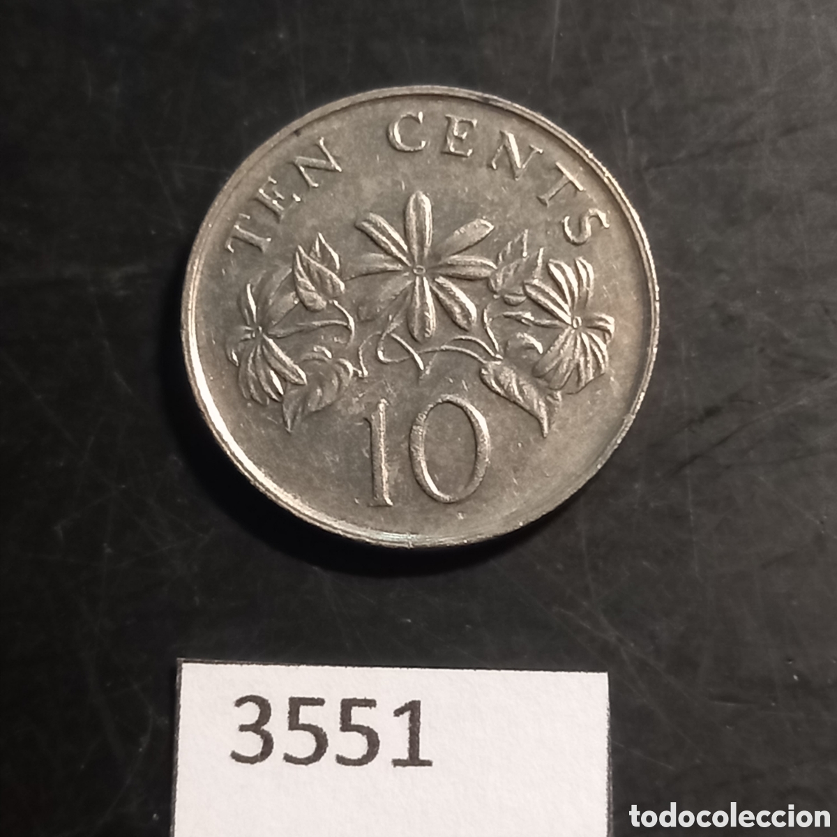 Monedas antiguas de Asia: Singapur 10 centavos 1989 - Foto 2