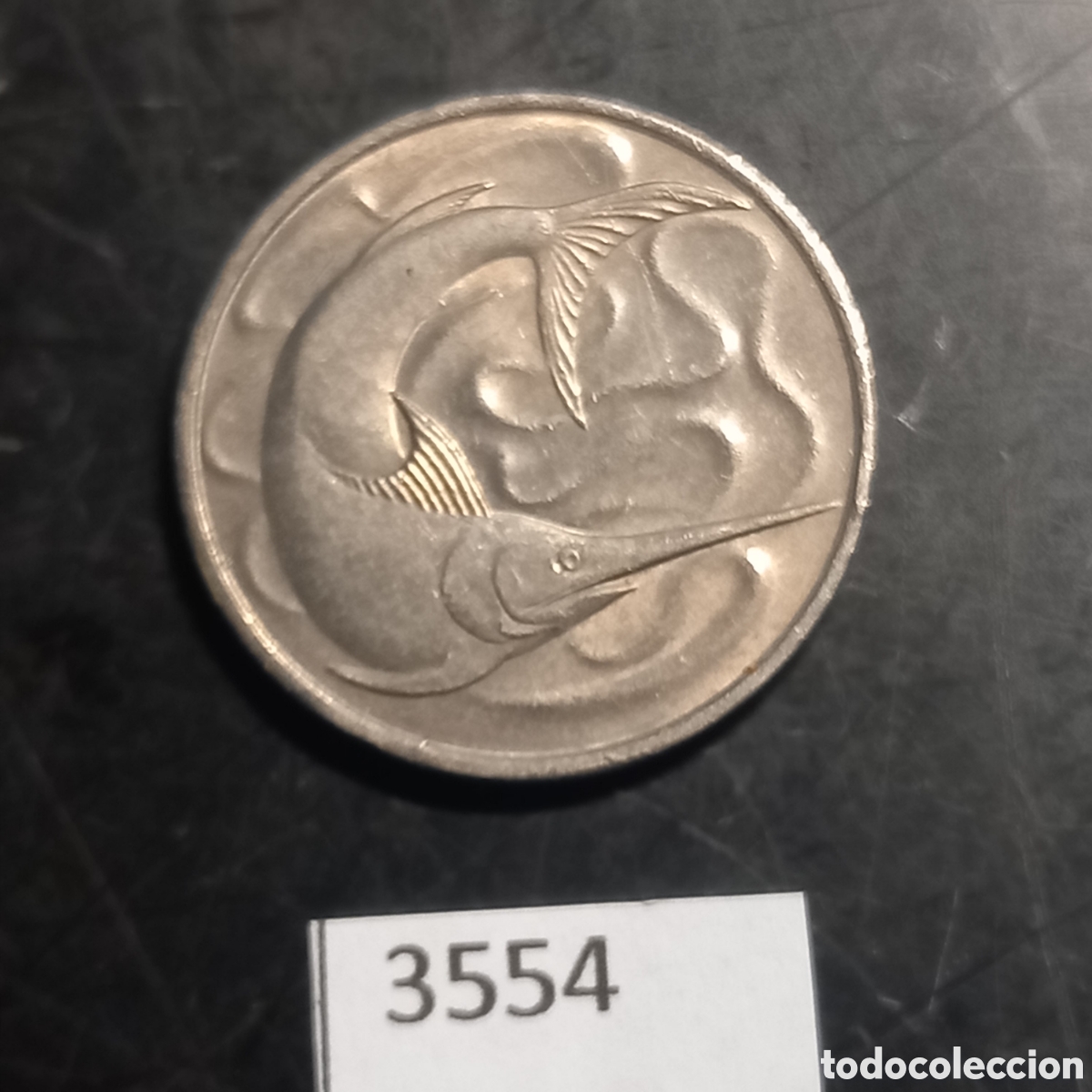 Monedas antiguas de Asia: Singapur 20 centavos 1980 - Foto 1