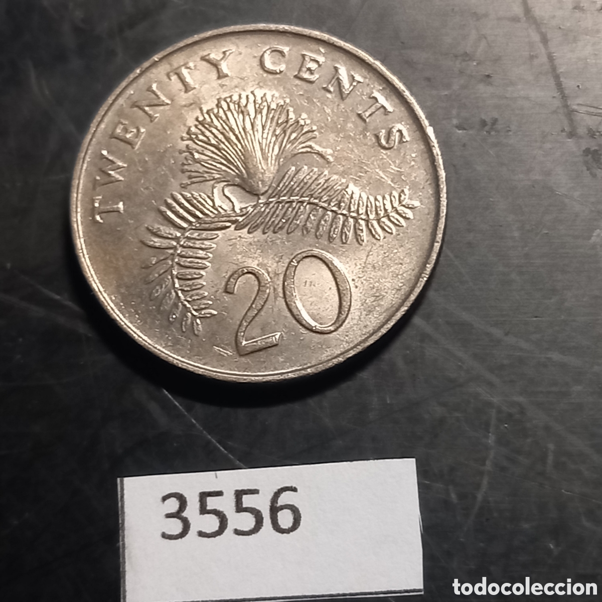 Monedas antiguas de Asia: Singapur 20 centavos 1987 - Foto 2