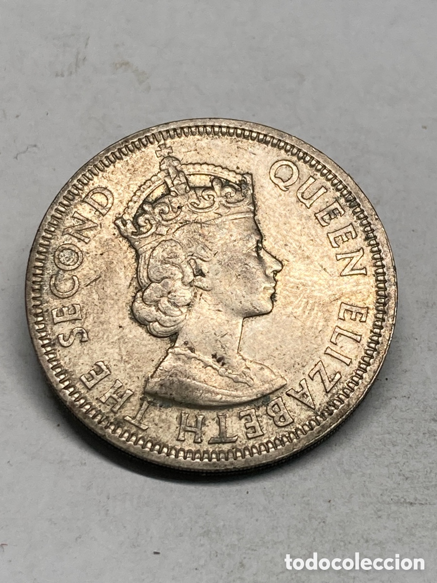Monedas antiguas de Asia: Moneda 1 Rupee 1978 Mauritius J67 - Foto 2