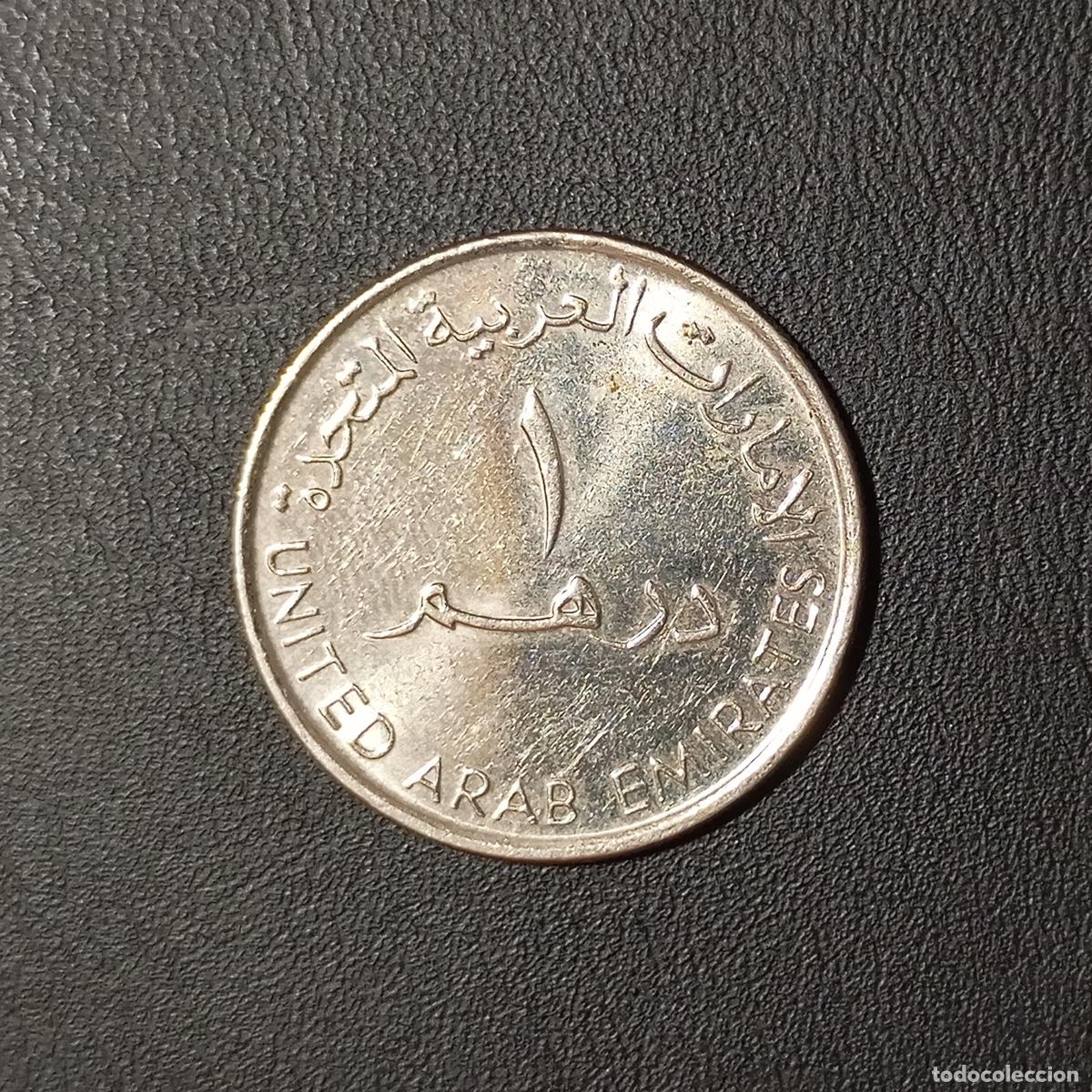 Monedas antiguas de Asia: MONEDA 1 DIRHAM - UAE. ESTADO COMO SE VE EN LAS IM&Aacute;GENES. - Foto 1