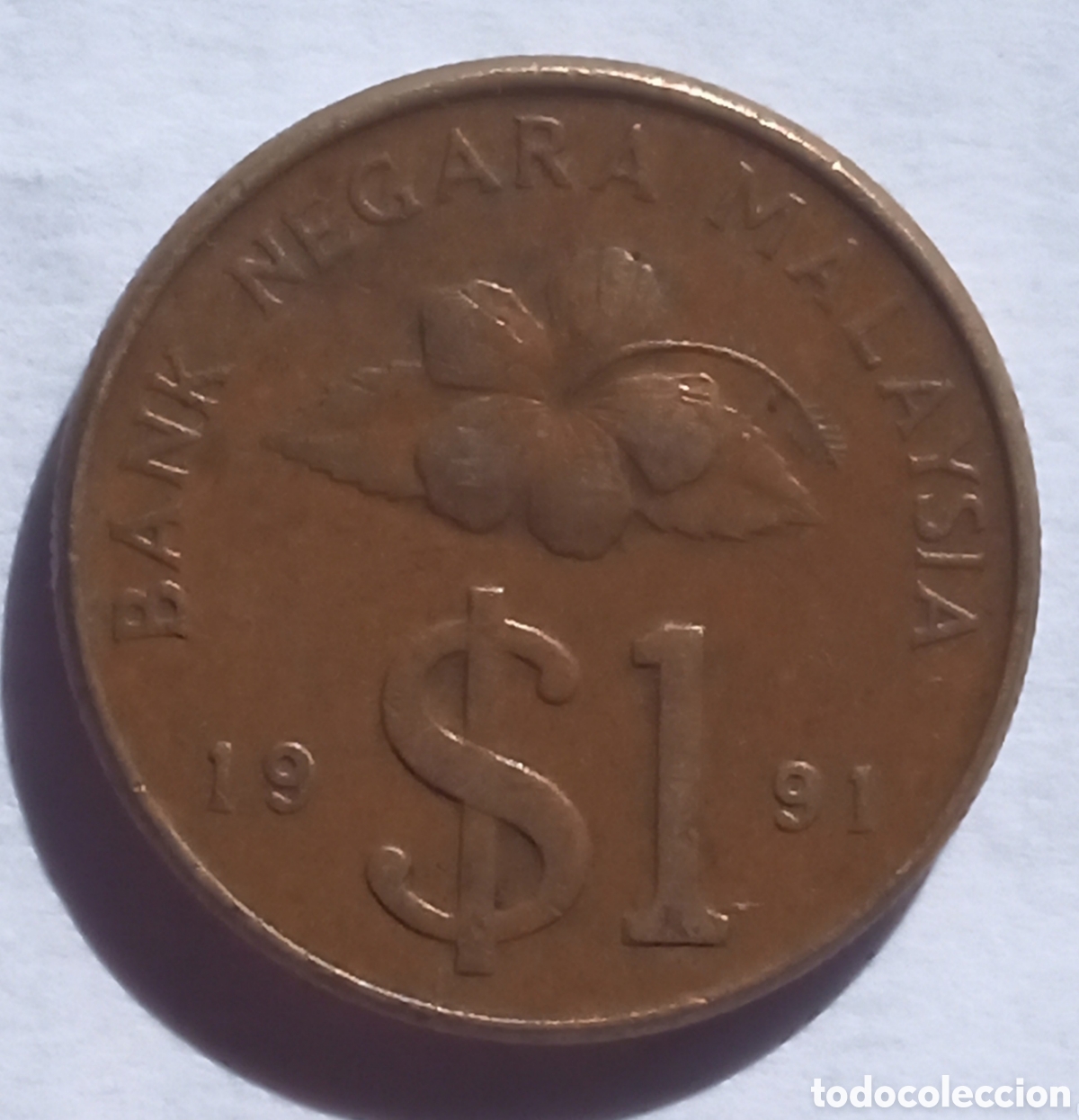 Monedas antiguas de Asia: Malasia Malasia - 1 Ringgit 1991 - Mbc - Foto 1