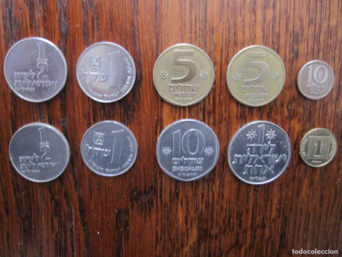 Monedas antiguas de Asia: 10 MONEDAS DE ISRAEL - Foto 1