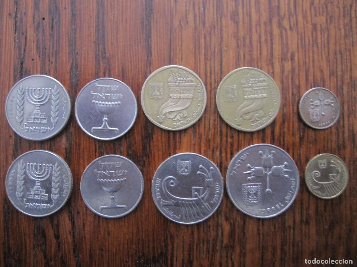 Monedas antiguas de Asia: 10 MONEDAS DE ISRAEL - Foto 2