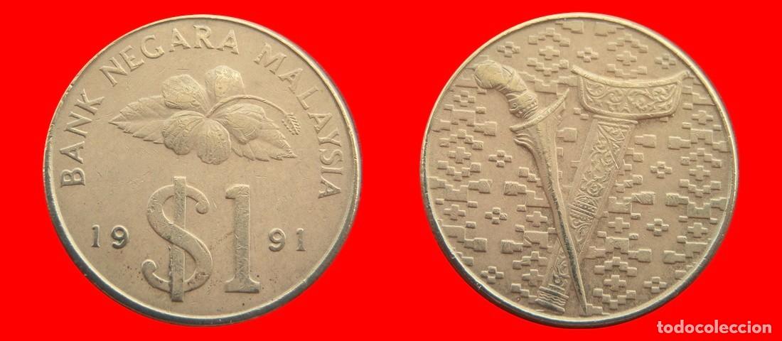 Monedas antiguas de Asia: 1 RINGGIT 1991 MALASIA-127935 - Foto 1