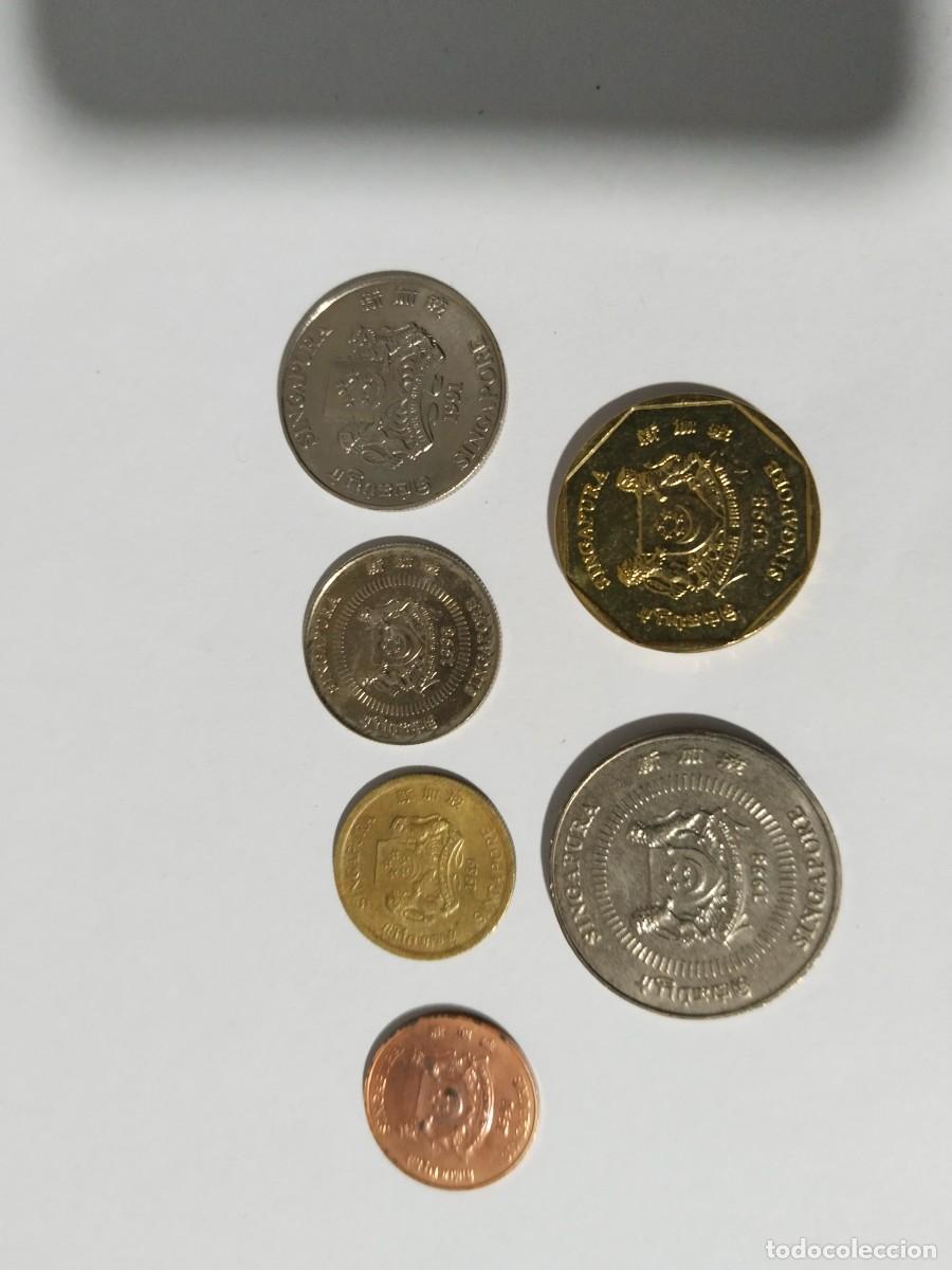 Monedas antiguas de Asia: Serie monedas Singapur 1998 - Foto 1