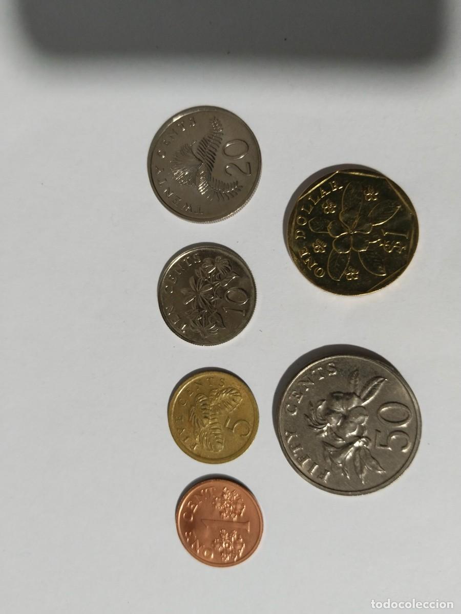Monedas antiguas de Asia: Serie monedas Singapur 1998 - Foto 2