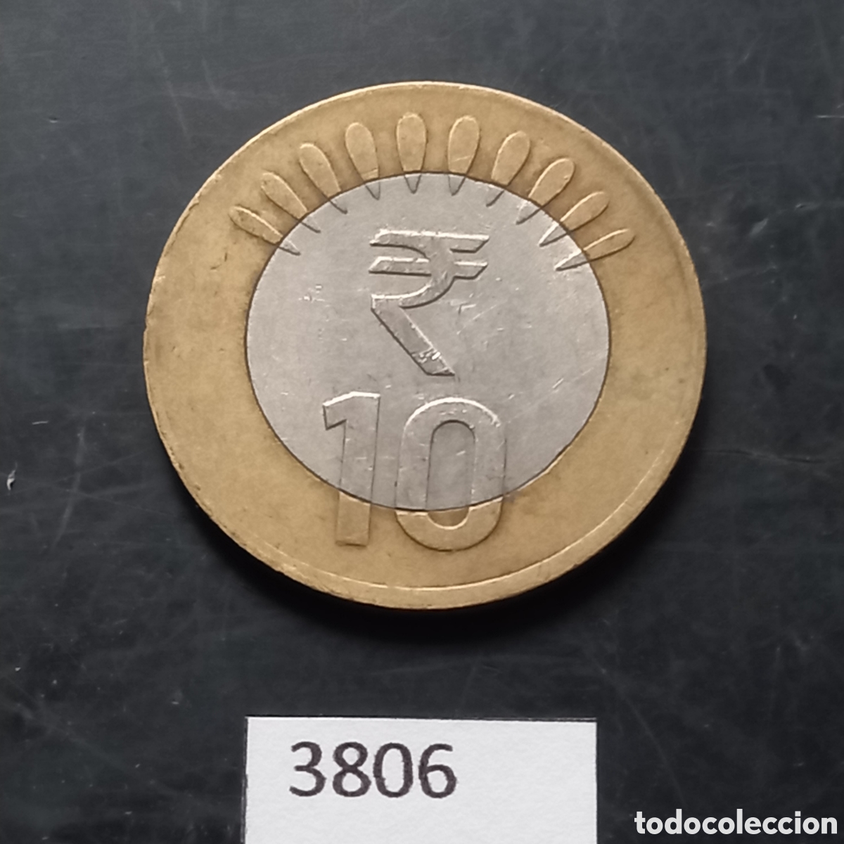 Monedas antiguas de Asia: India 10 rupias 2013 - Foto 2