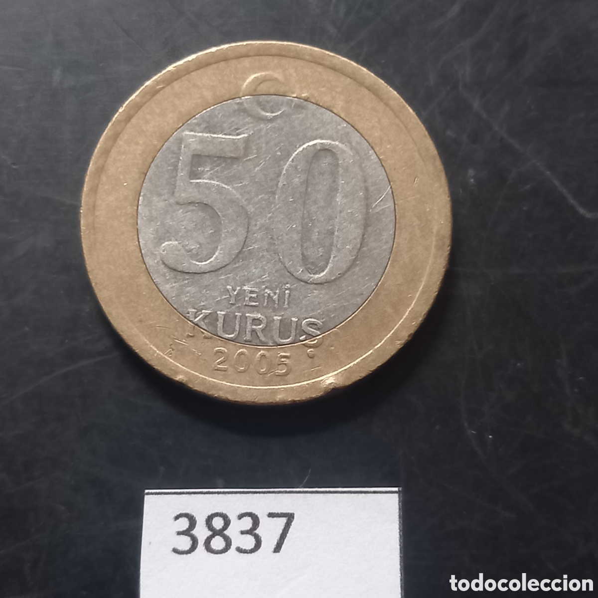 Monedas antiguas de Asia: Turqu&iacute;a 50 kurus 2005 - Foto 2