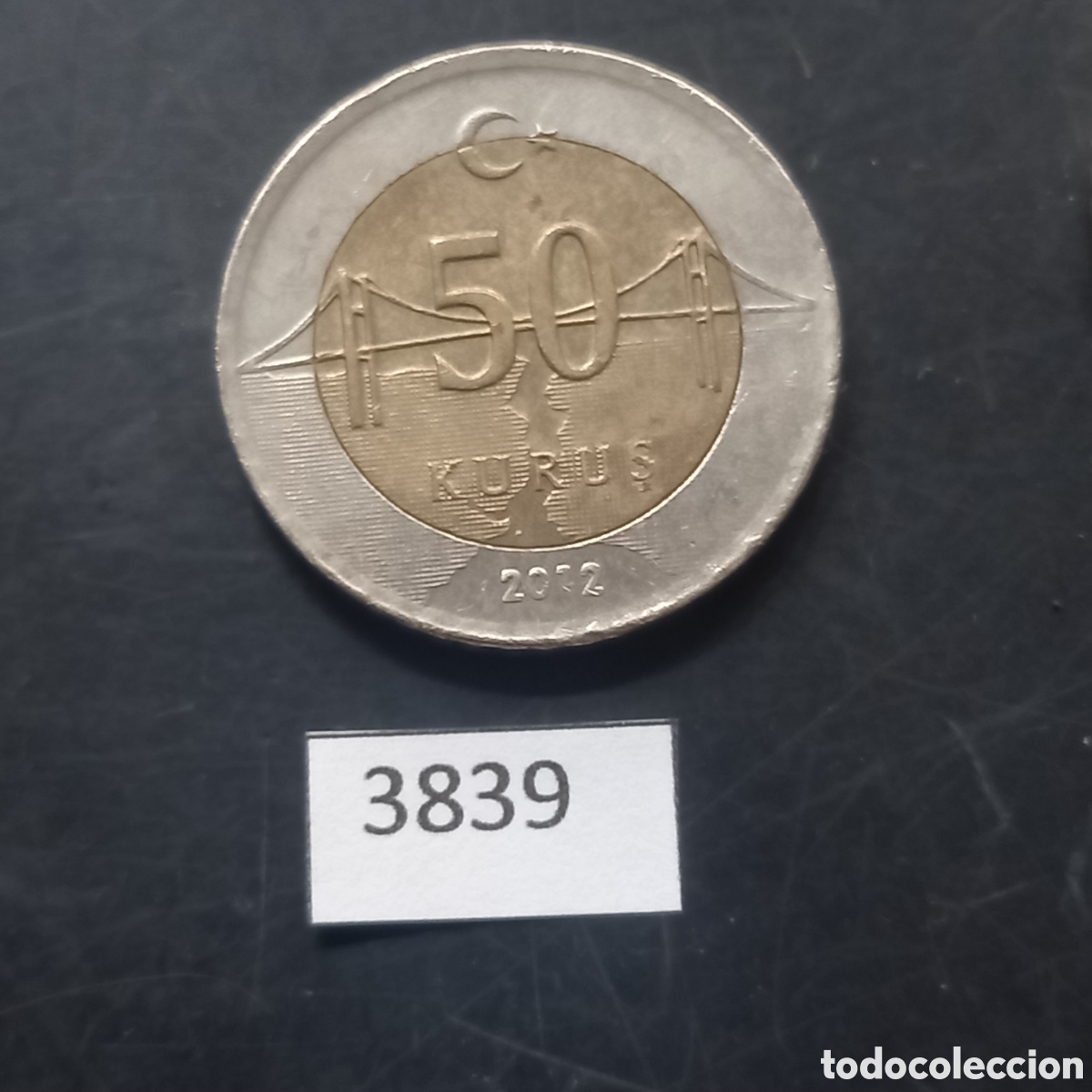 Monedas antiguas de Asia: Turqu&iacute;a 50 kurus 2012 - Foto 2