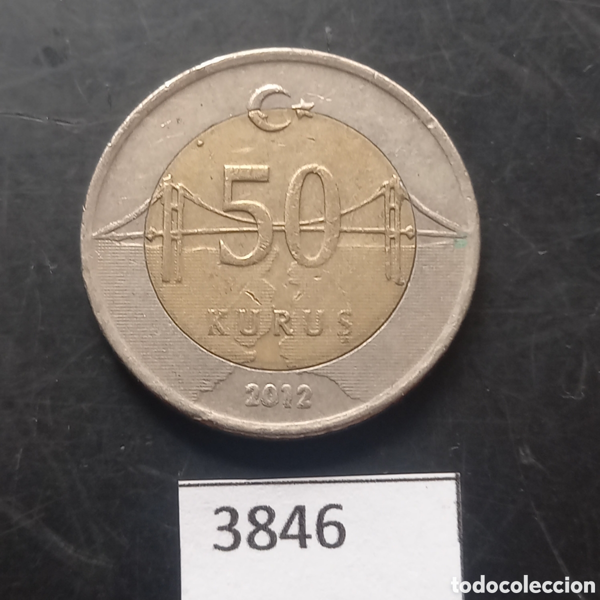 Monedas antiguas de Asia: Turqu&iacute;a 50 kurus 2012 - Foto 2
