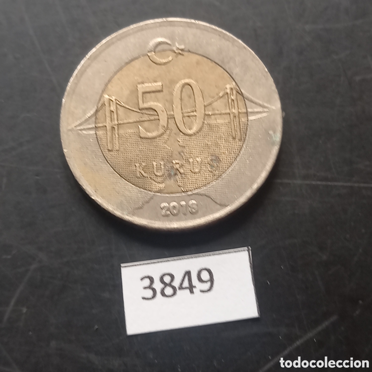 Monedas antiguas de Asia: Turqu&iacute;a 50 kurus 2018 - Foto 2