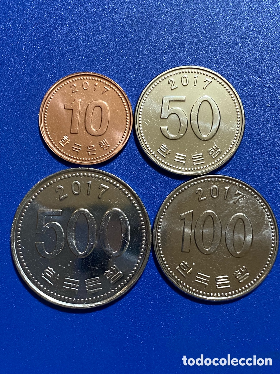 Monedas antiguas de Asia: Corea del Sur serie 2017 - Foto 1