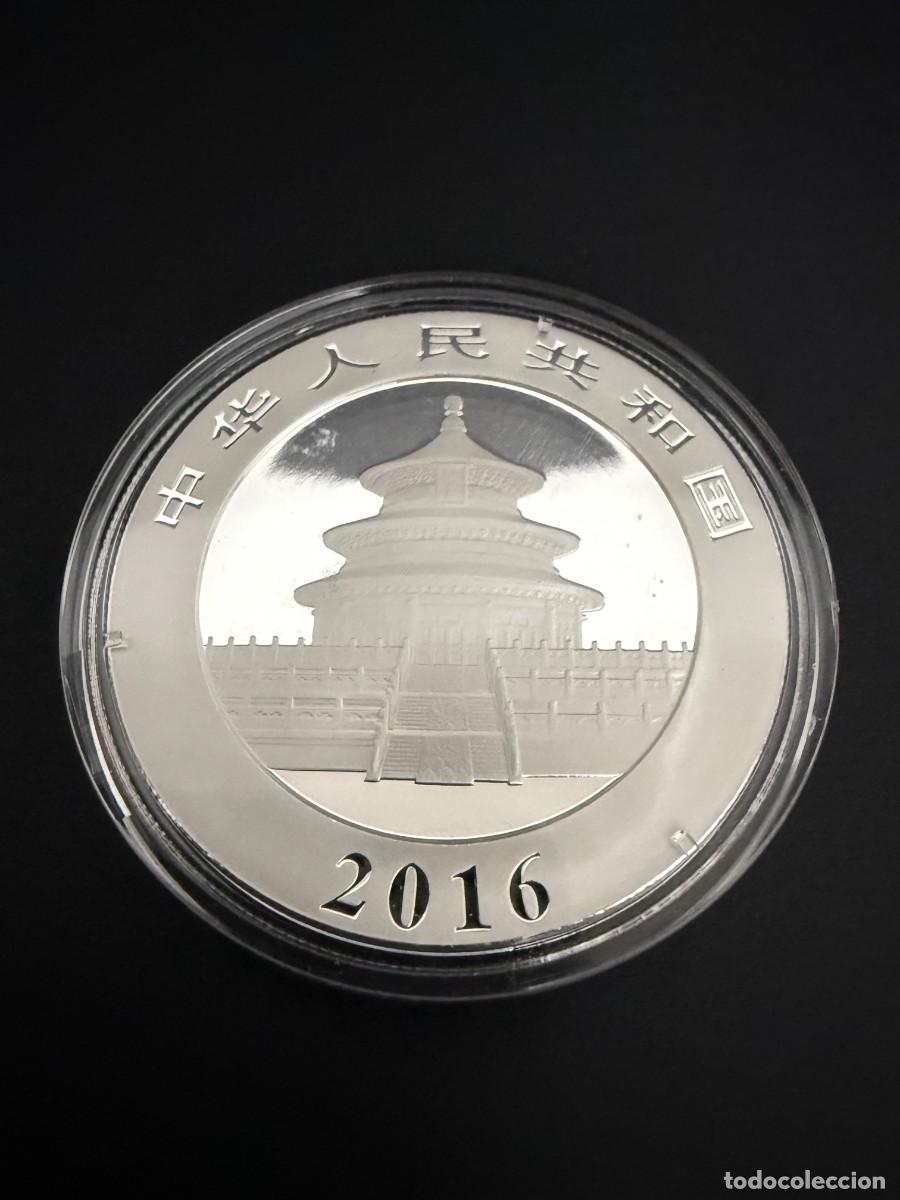 Monedas antiguas de Asia: Moneda Panda China 2016 &ndash; 30g - Foto 5