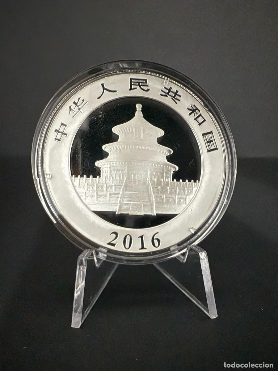 Monedas antiguas de Asia: Moneda Panda China 2016 &ndash; 30g - Foto 2