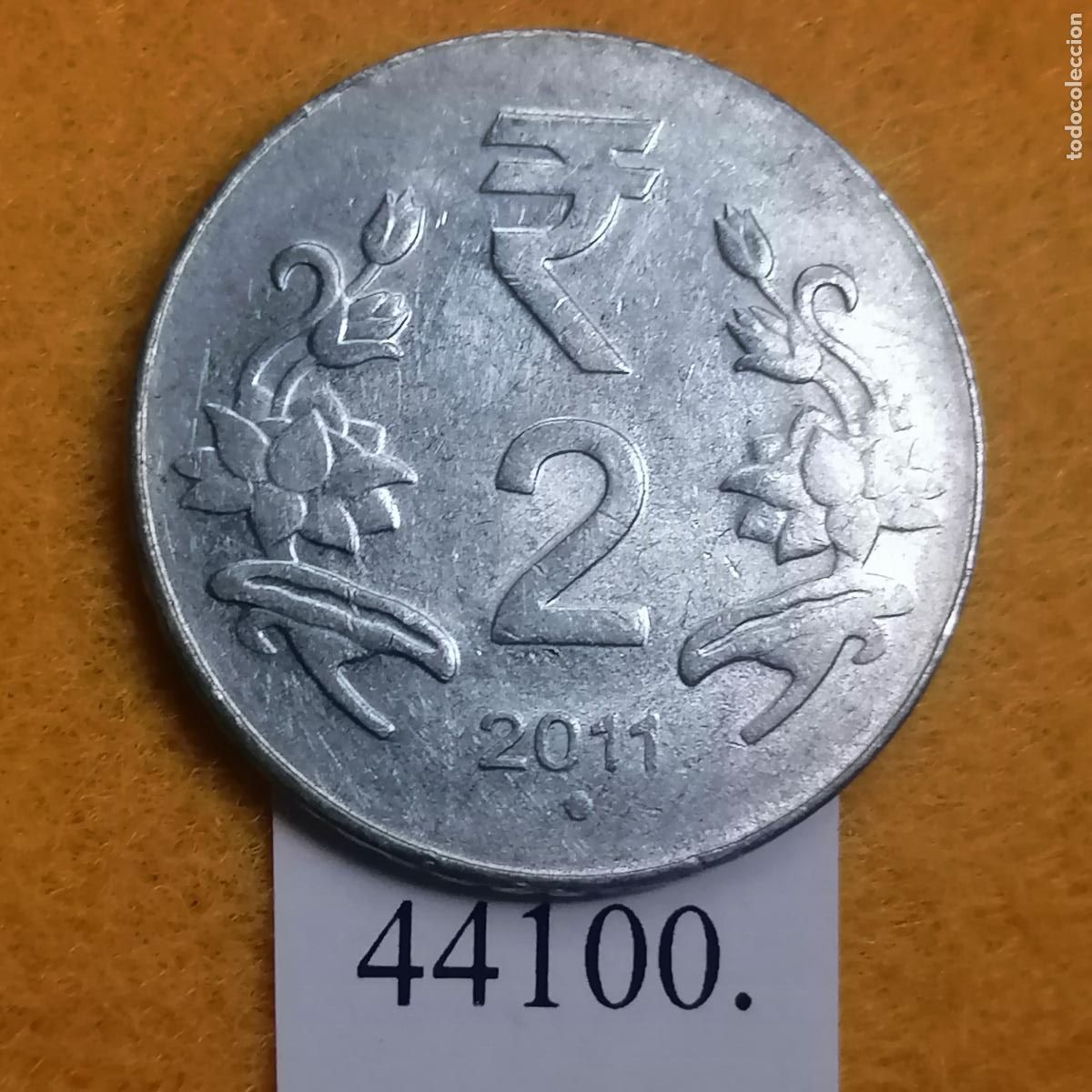 Monedas antiguas de Asia: India 2 rupias 2011 Noida - Foto 1