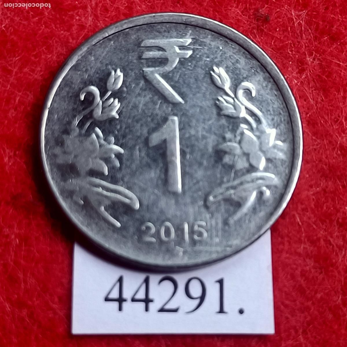 Monedas antiguas de Asia: India 1 rupia 2015 Noida - Foto 1
