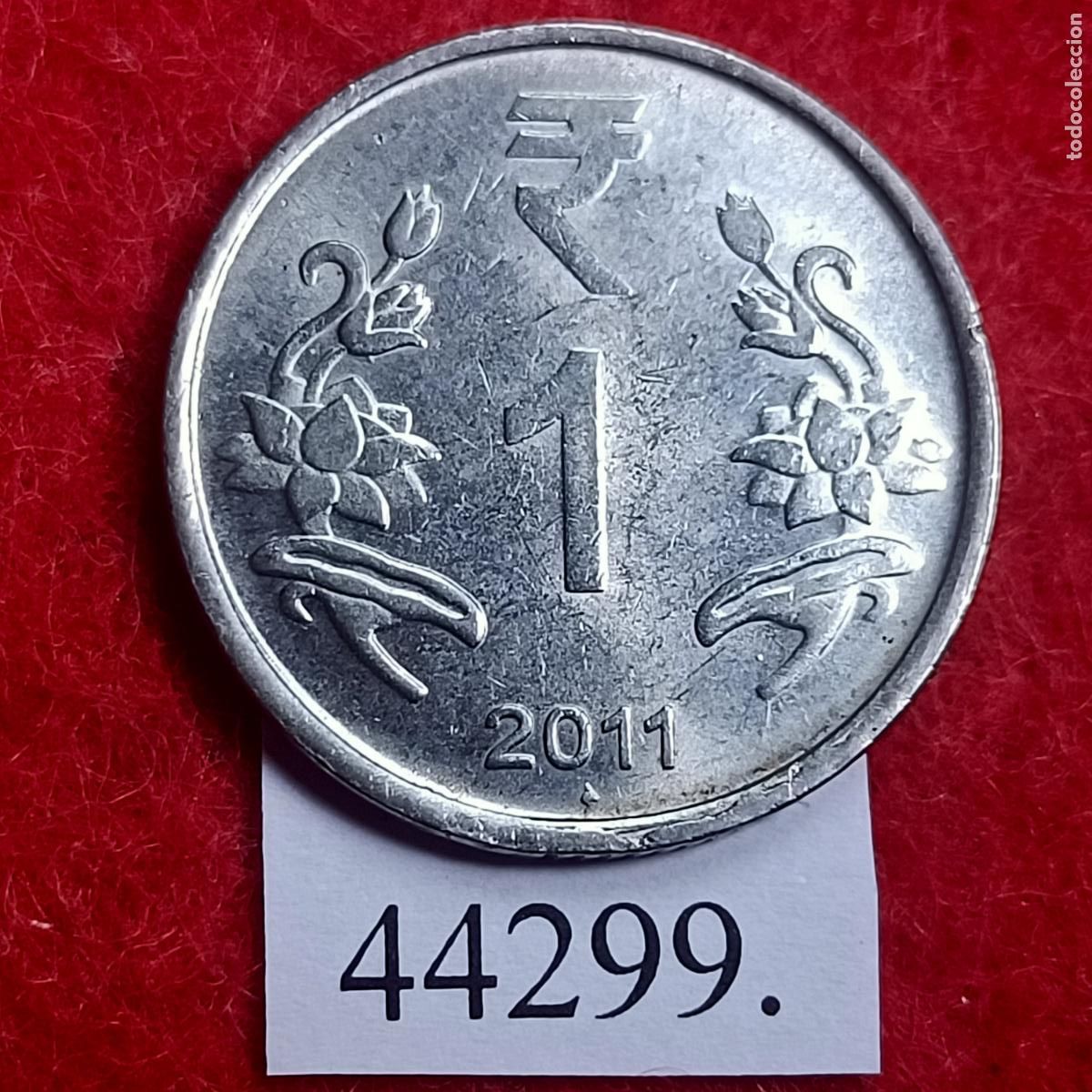 Monedas antiguas de Asia: India 1 rupia 2011 Bombay - Foto 1