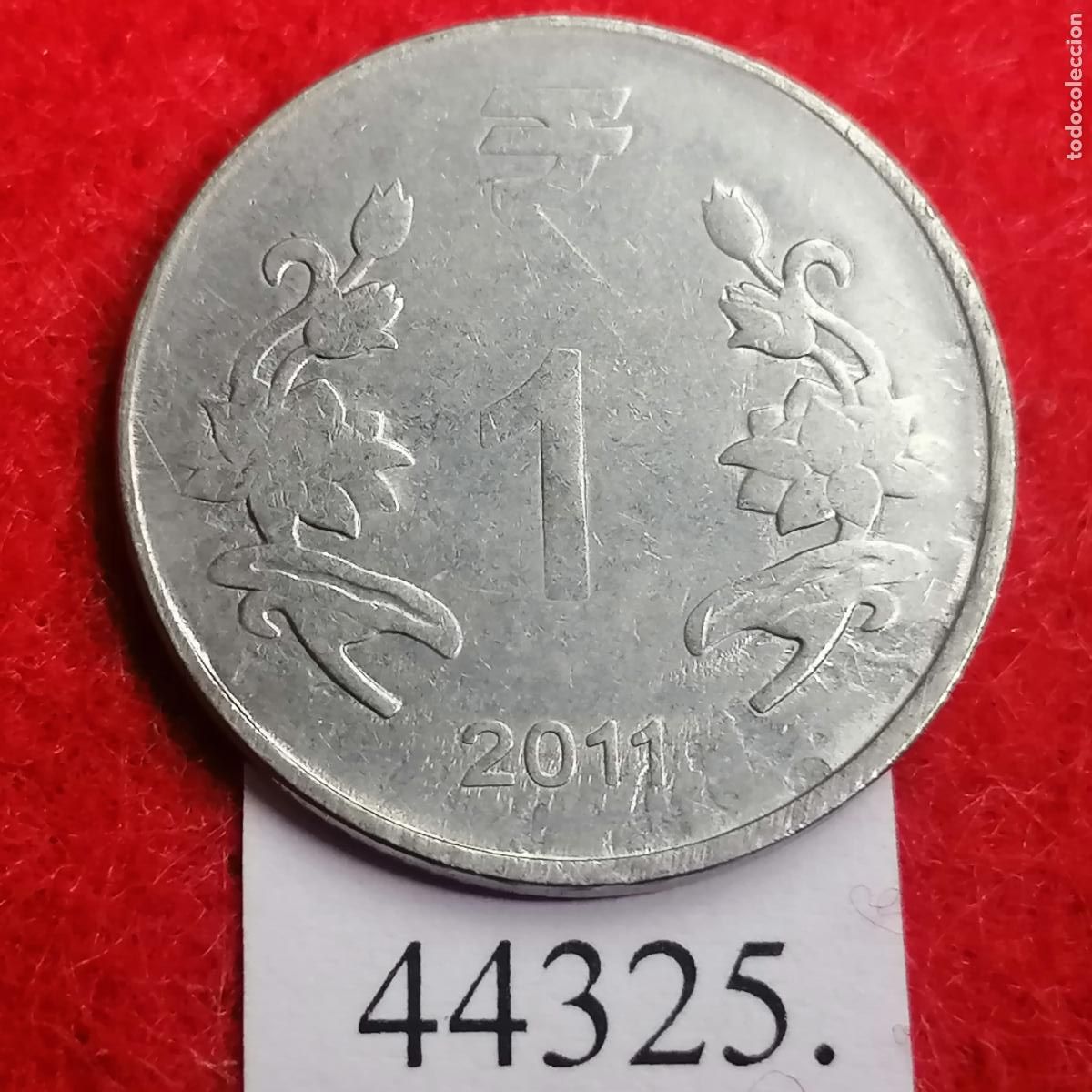 Monedas antiguas de Asia: India 1 rupia 2011 Calcuta - Foto 1