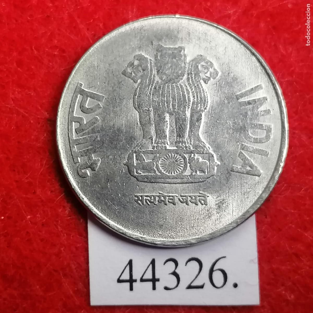 Monedas antiguas de Asia: India 1 rupia 2011 Calcuta - Foto 2