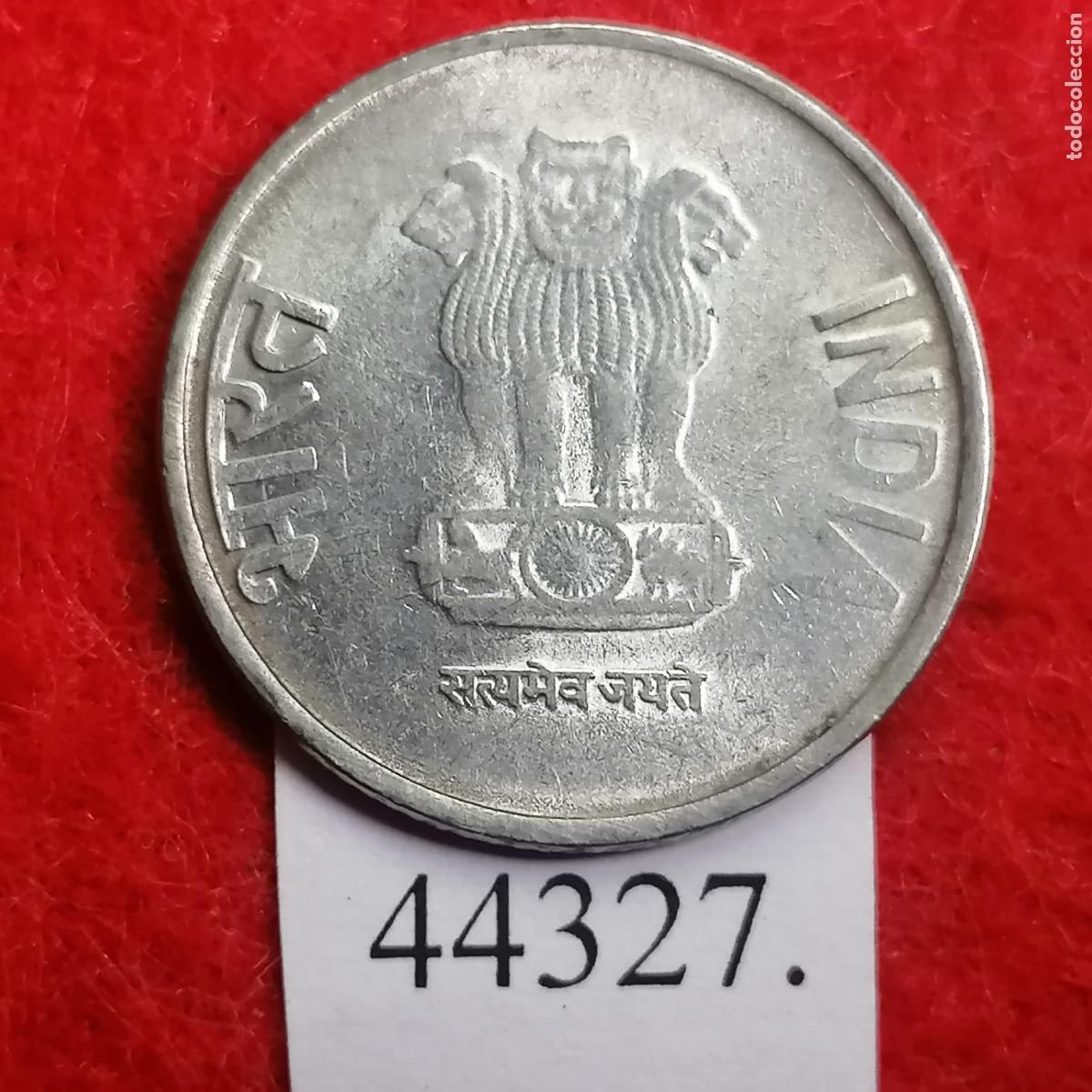 Monedas antiguas de Asia: India 1 rupia 2013 Calcuta - Foto 2