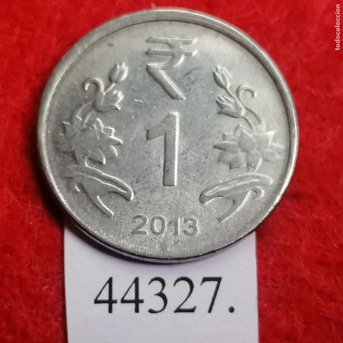 Monedas antiguas de Asia: India 1 rupia 2013 Calcuta - Foto 1
