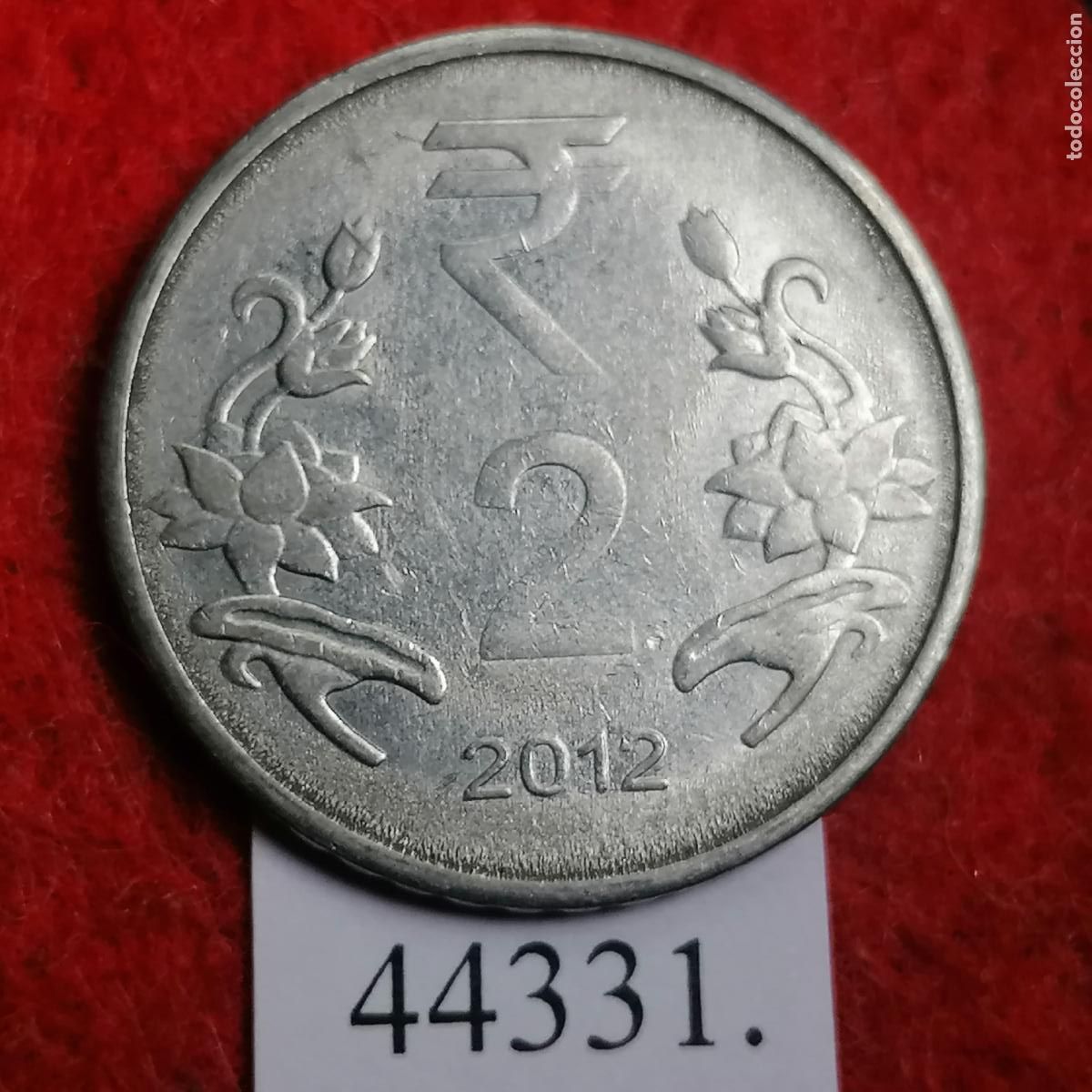 Monedas antiguas de Asia: India 2 rupias 2012 Calcuta - Foto 1