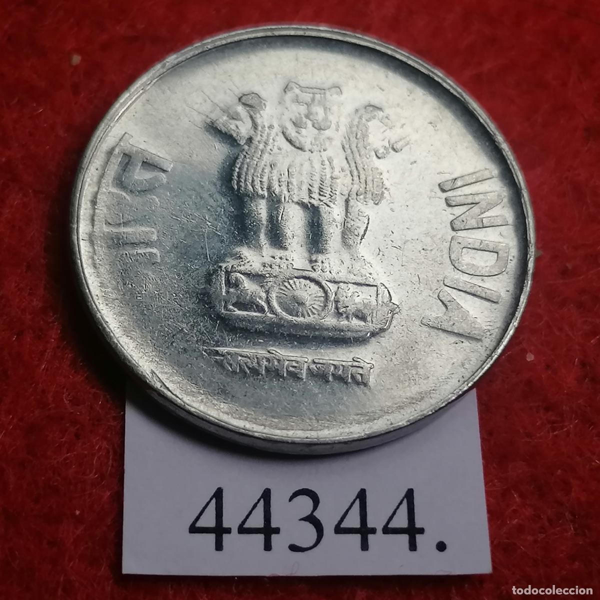 Monedas antiguas de Asia: India 1 rupia 2016 Noida - Foto 2