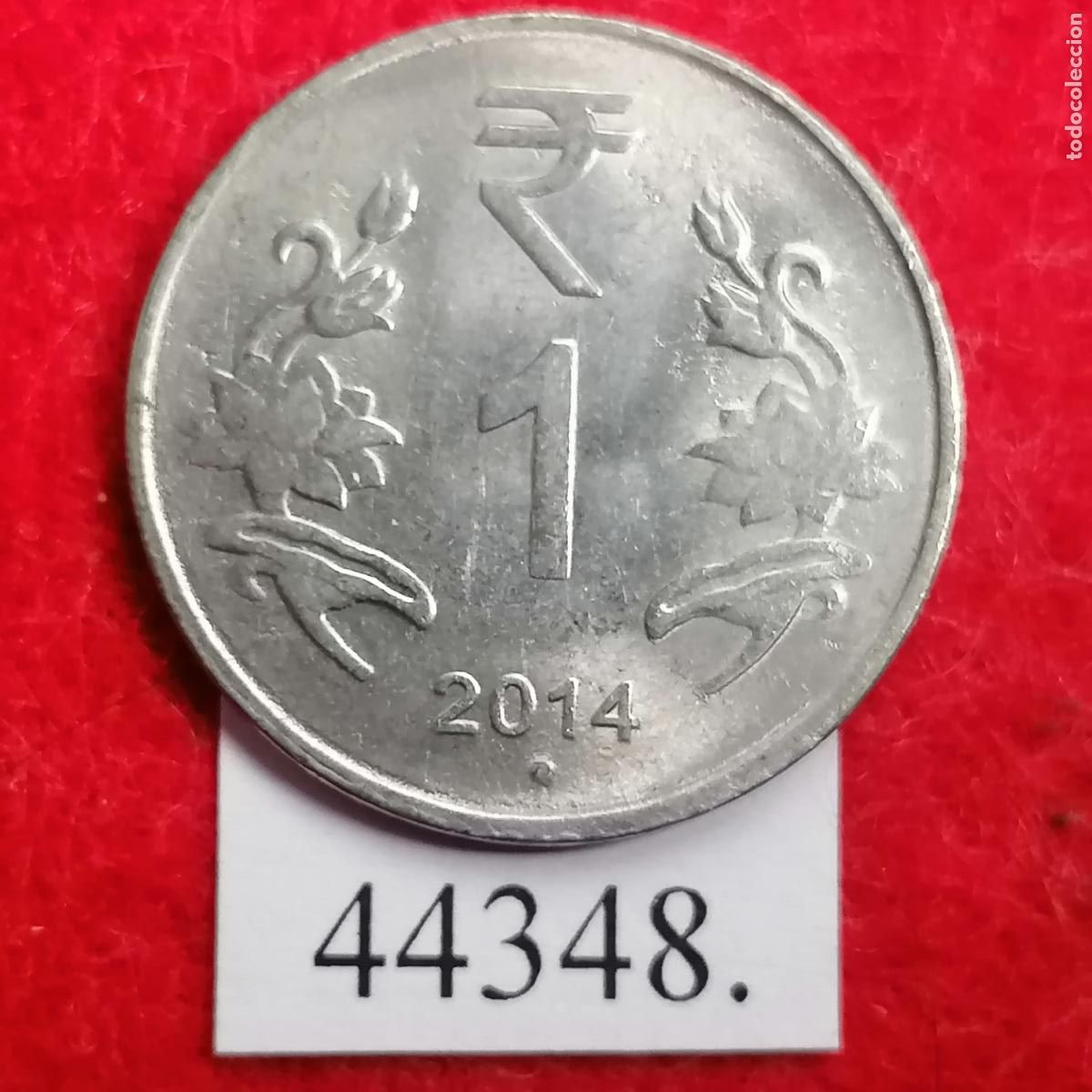 Monedas antiguas de Asia: India 1 rupia 2014 Noida - Foto 1